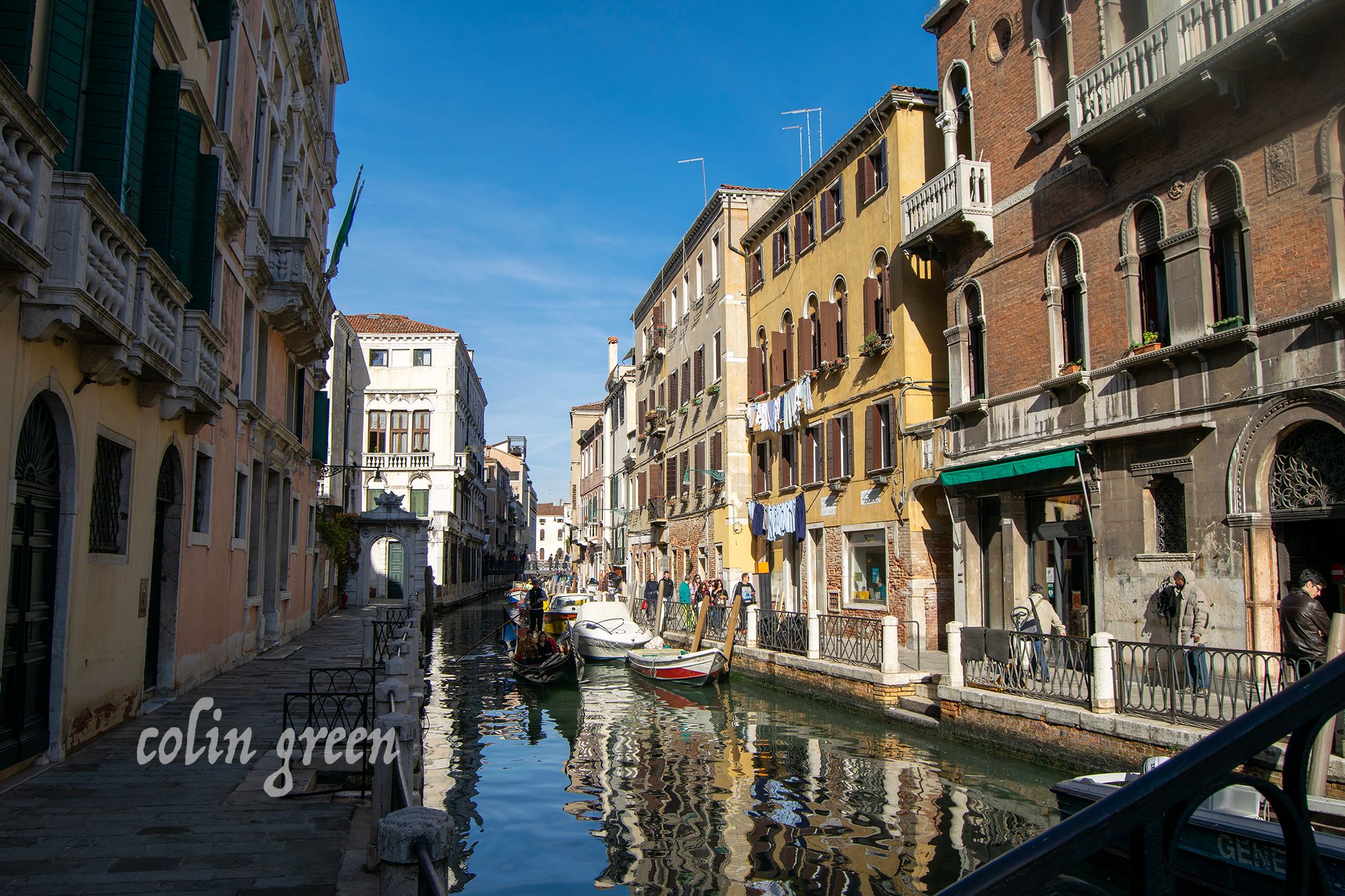 The rio martin Canal, Venice