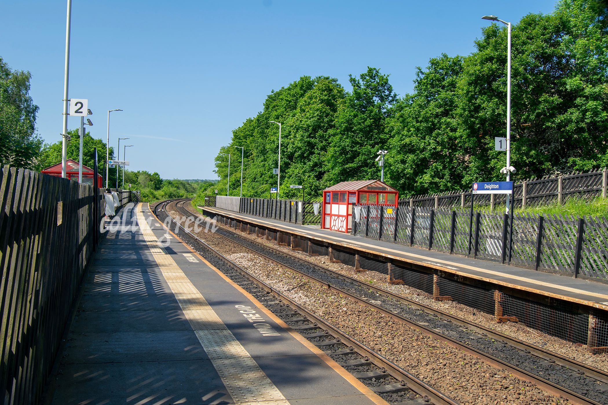 An image of Deighton Railway Station, Huddersfield.