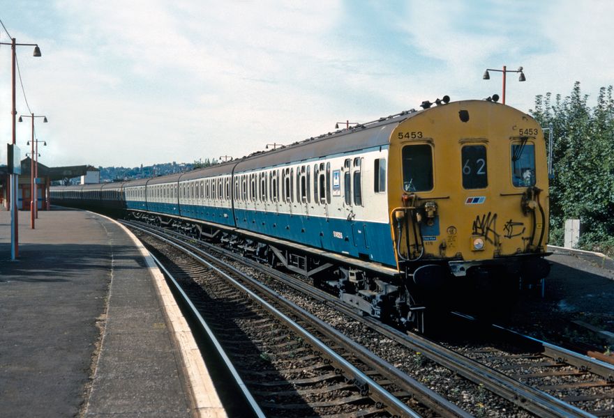 5453-5157 Class 415 4 EPBs Rochester 27th July 1992