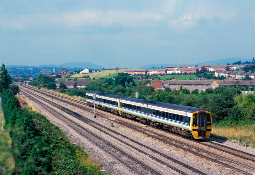 158837+158861 Llanwern 27th August 1993