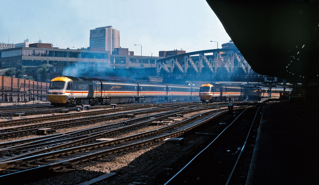 Great Western HSTs London Paddington 11th June 1992