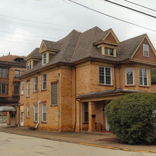 Orange Brick Buildings
