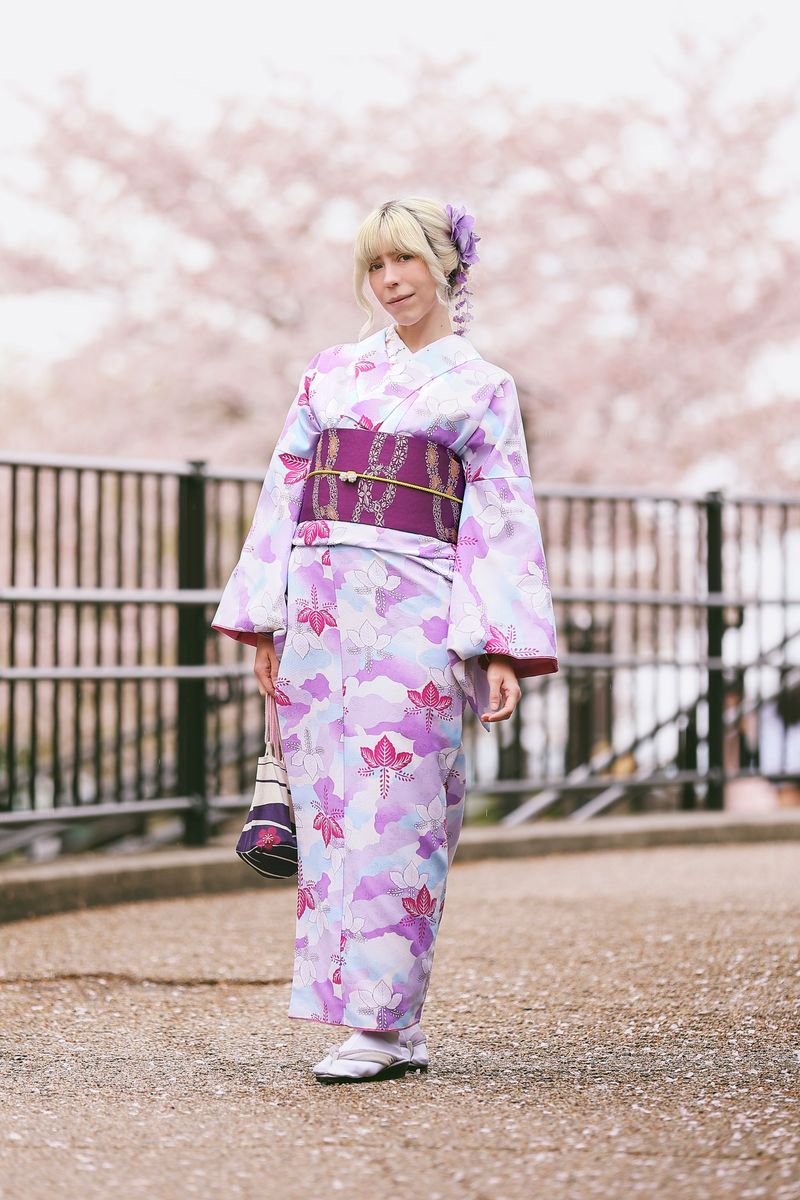 Elegant Spring Kimono in Bloom