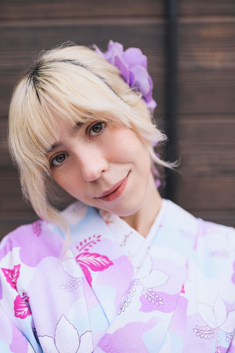 Elegant Spring Kimono in Bloom