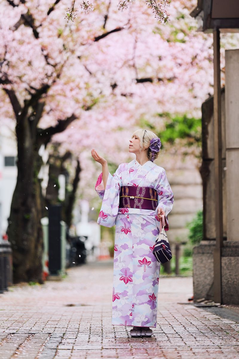 Elegant Spring Kimono in Bloom