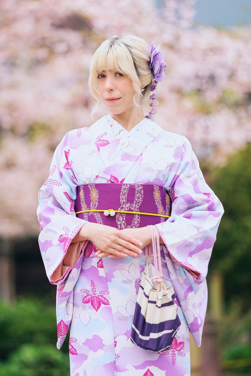 Elegant Spring Kimono in Bloom