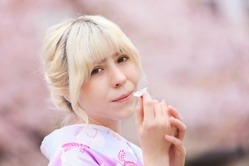 Elegant Spring Kimono in Bloom