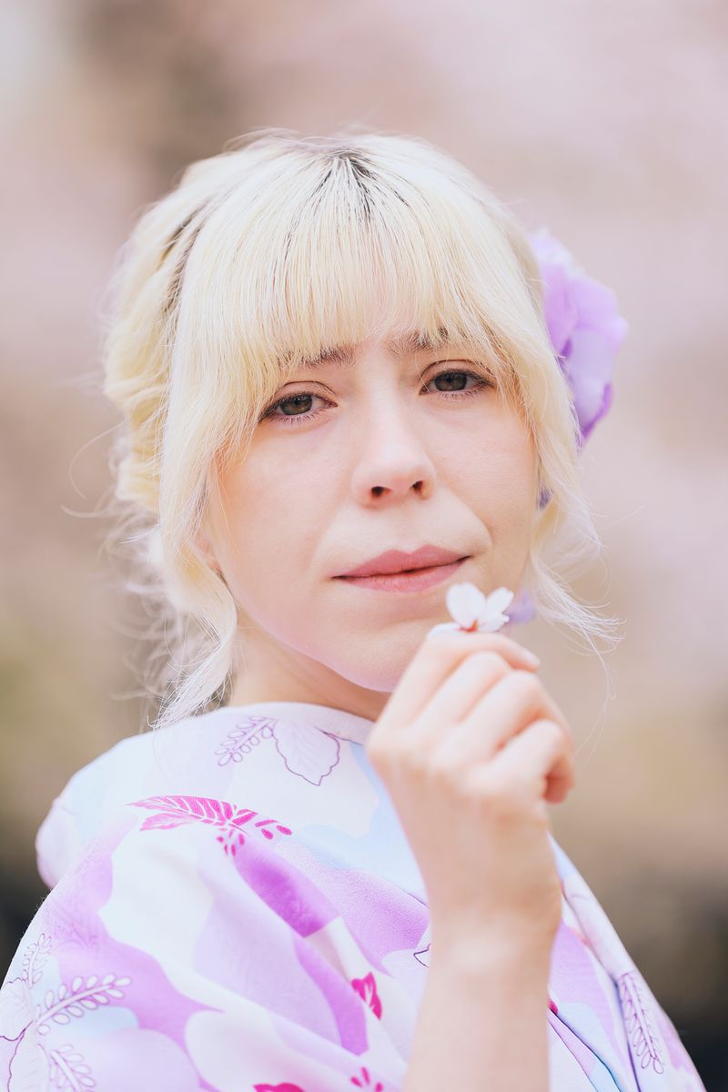 Elegant Spring Kimono in Bloom
