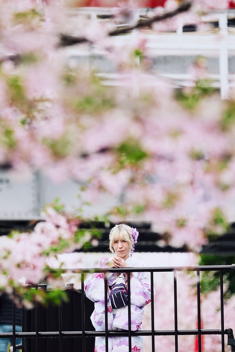 Elegant Spring Kimono in Bloom