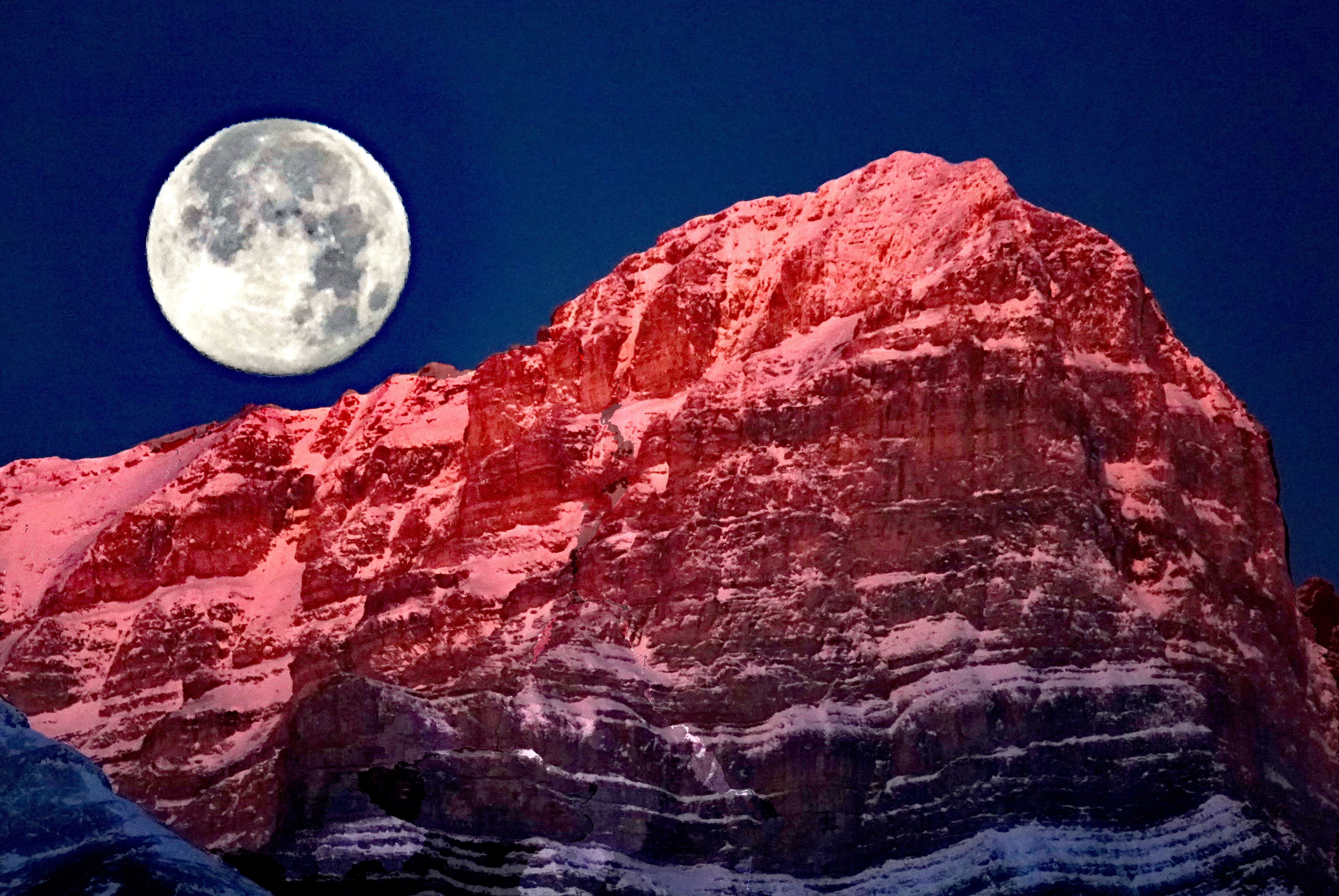 Moon Over the Mountain by intrepiddesigns | Clickasnap