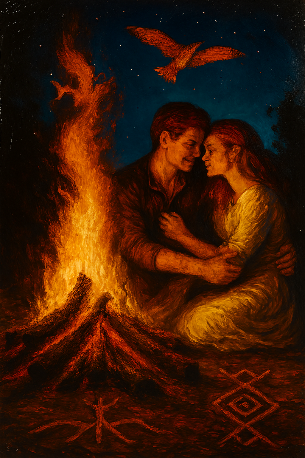 All in one. Love ,fire and night by Yassine-photographer | Clickasnap