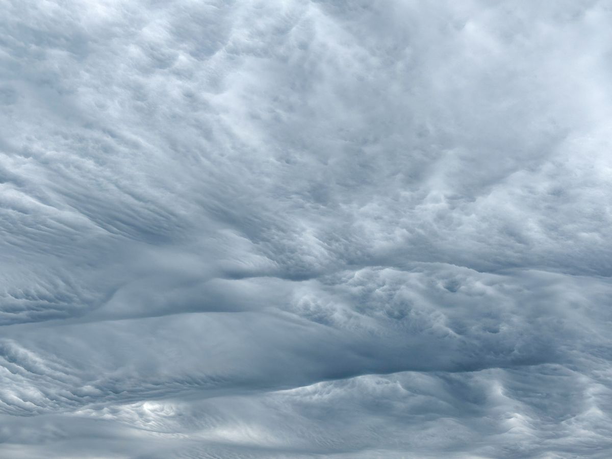 Dramatic overcast sky filled with textured clouds by viton4ik | Clickasnap
