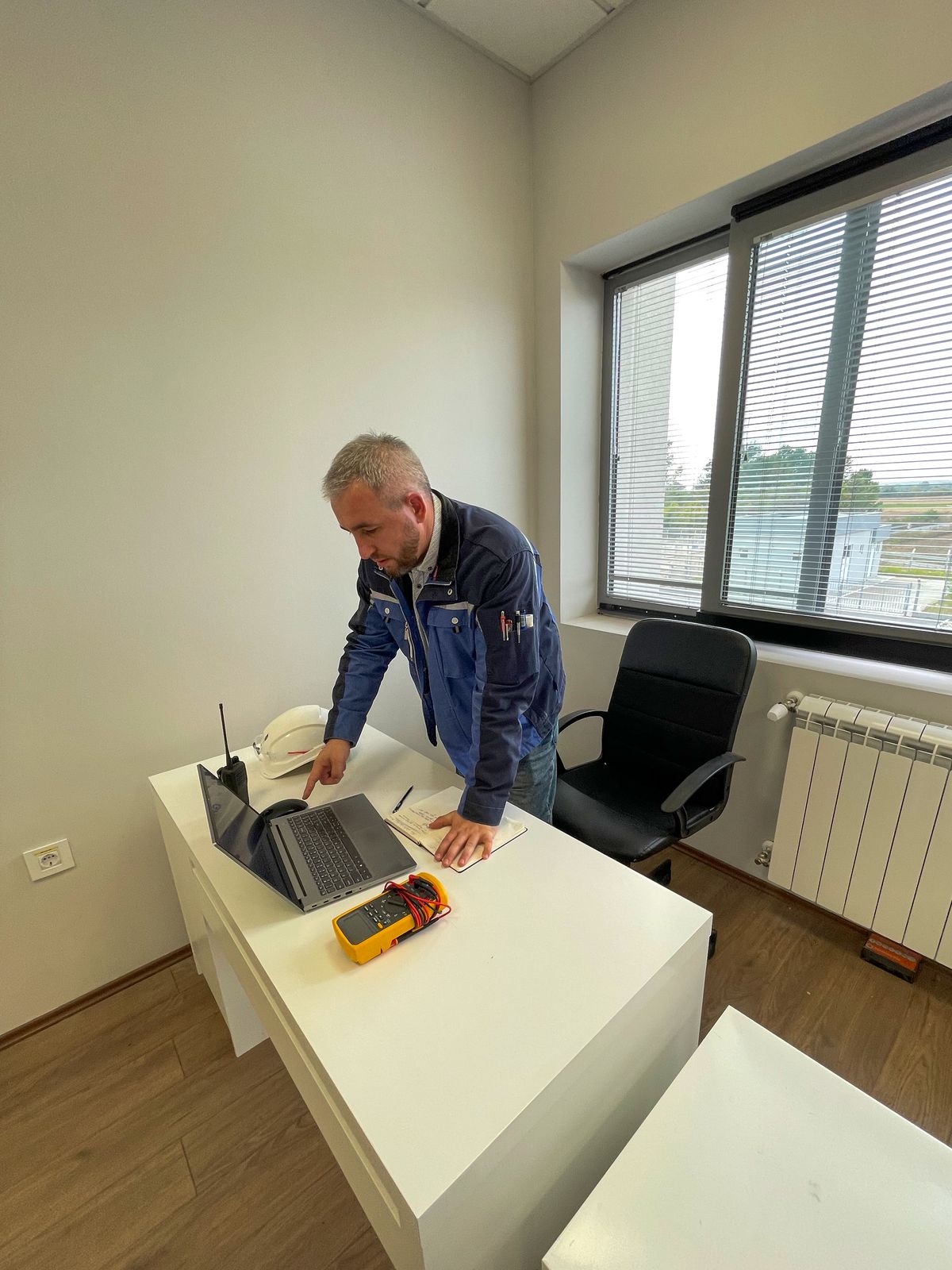 An engineer in a work uniform by viton4ik | Clickasnap