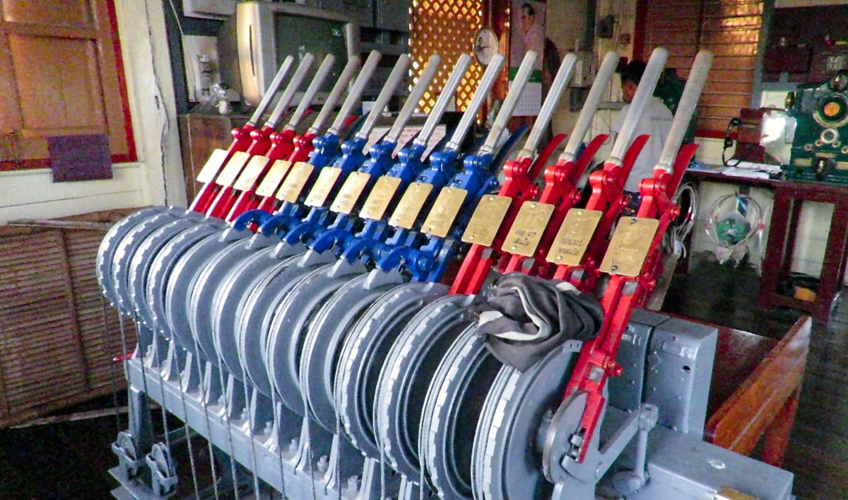 Lever Frame, Silat At Signal Box, Thailand by IPHPhotography | Clickasnap
