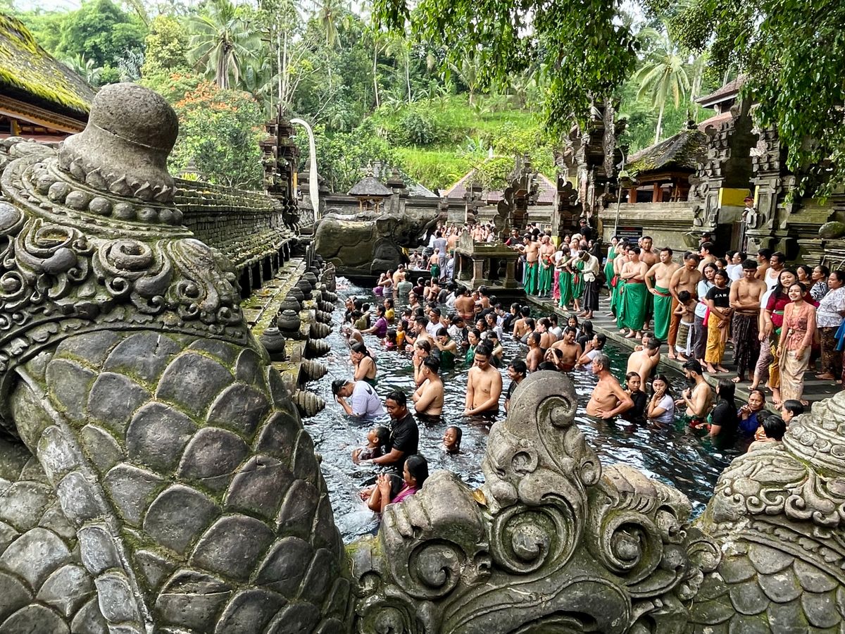Purification Ritual, Melukat - Tirta Empul Temple, Bali by Nina ...